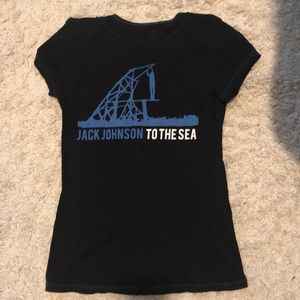 Women’s Black Jack Johnson Concert Tee Size M